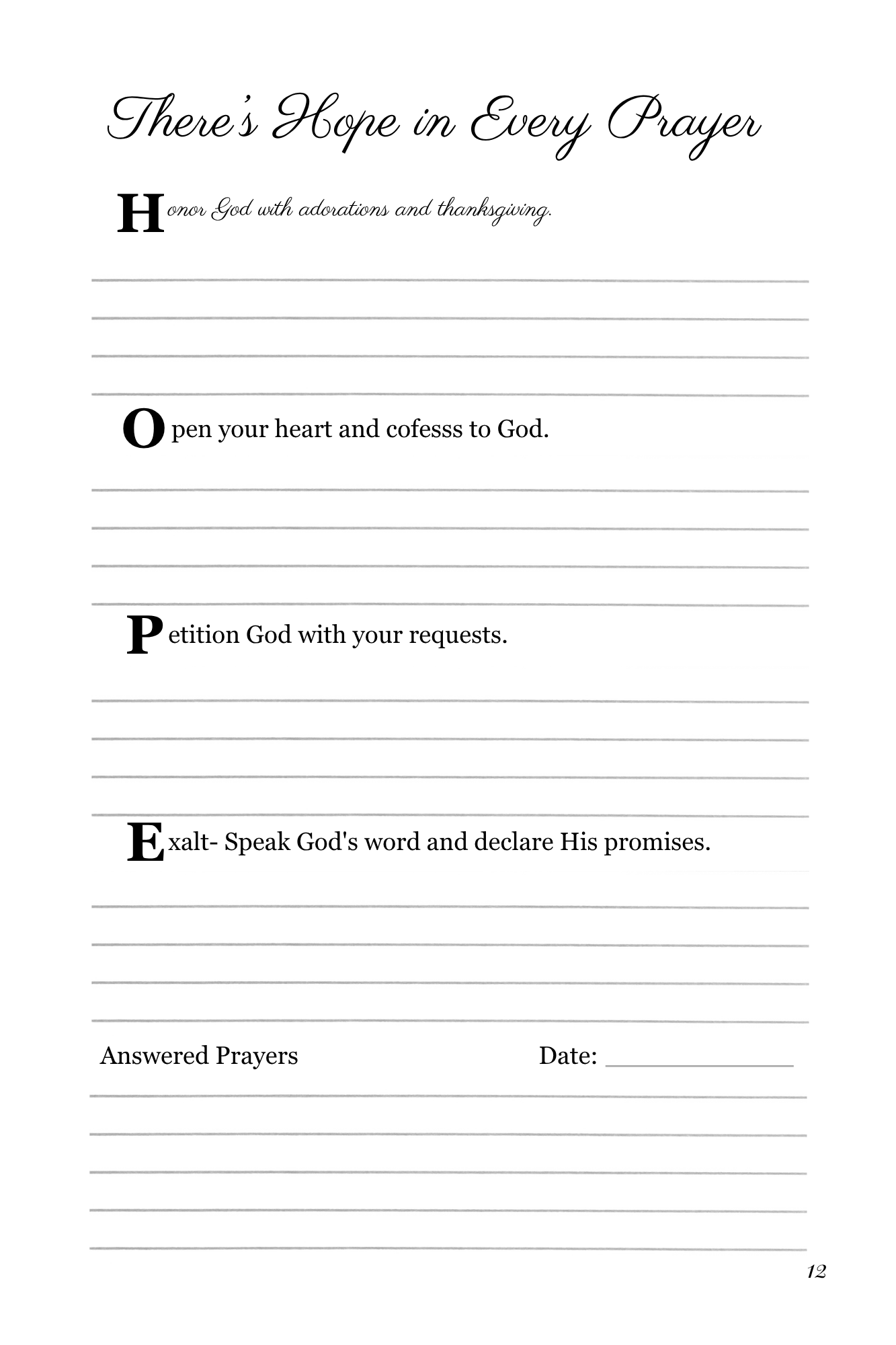 Girl... Pray! 30 Day Prayer Journal