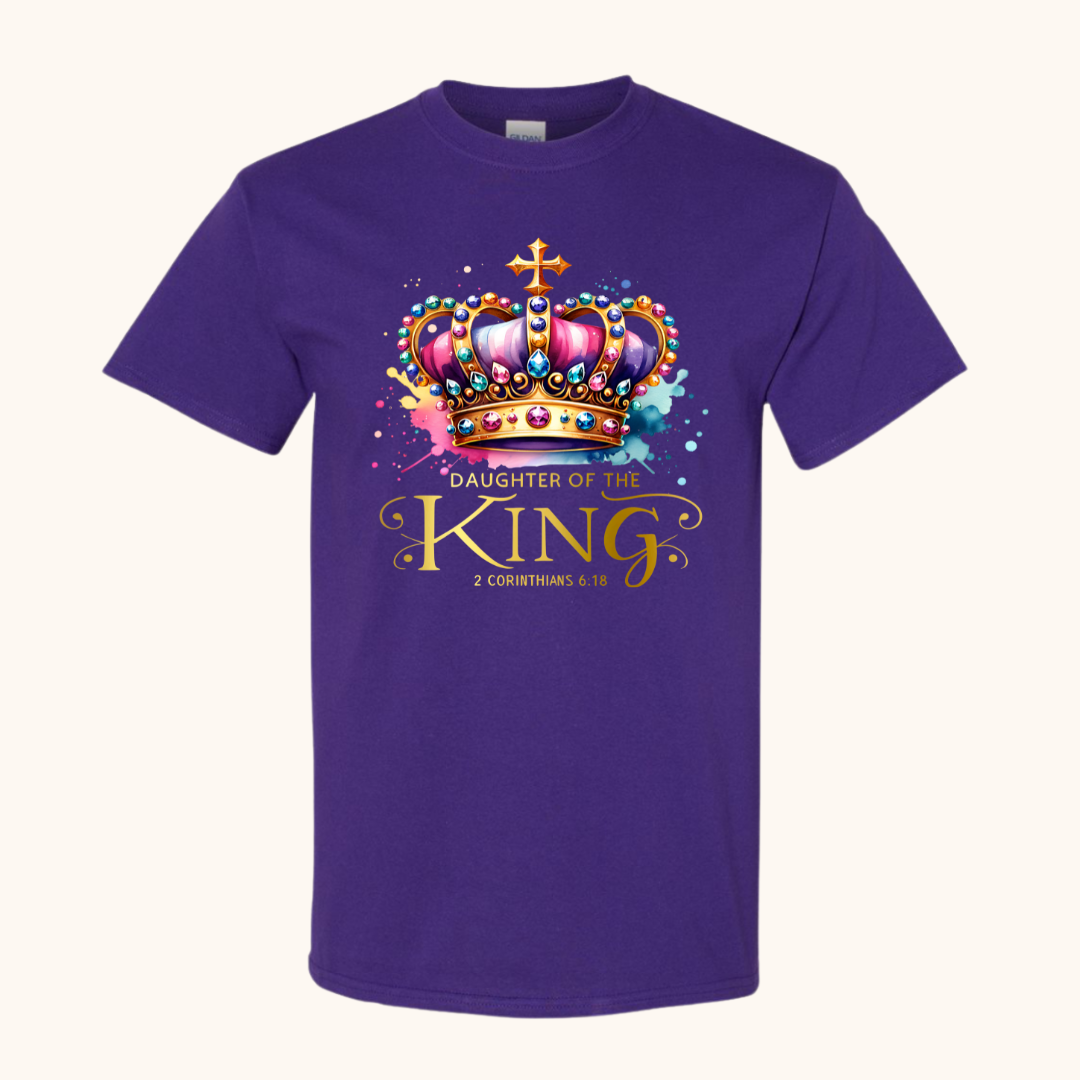 Daughter of the King Tee – (Crown Design)- Daughter of the King Collection