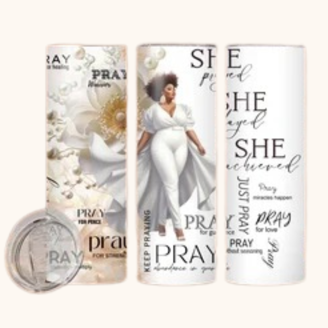 She Prayed 20 oz Stainless Steel Tumbler