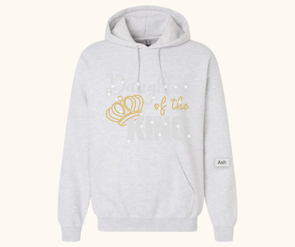 “Daughter of the King” Rhinestone Hoodie