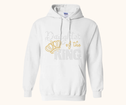 “Daughter of the King” Rhinestone Hoodie