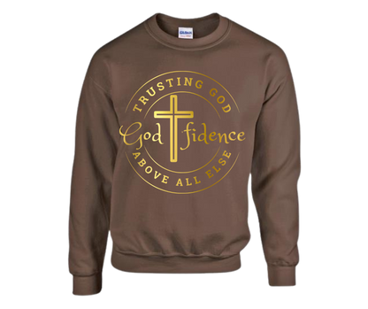 “Godfidence” Sweatshirt — Trusting God Above All Else
