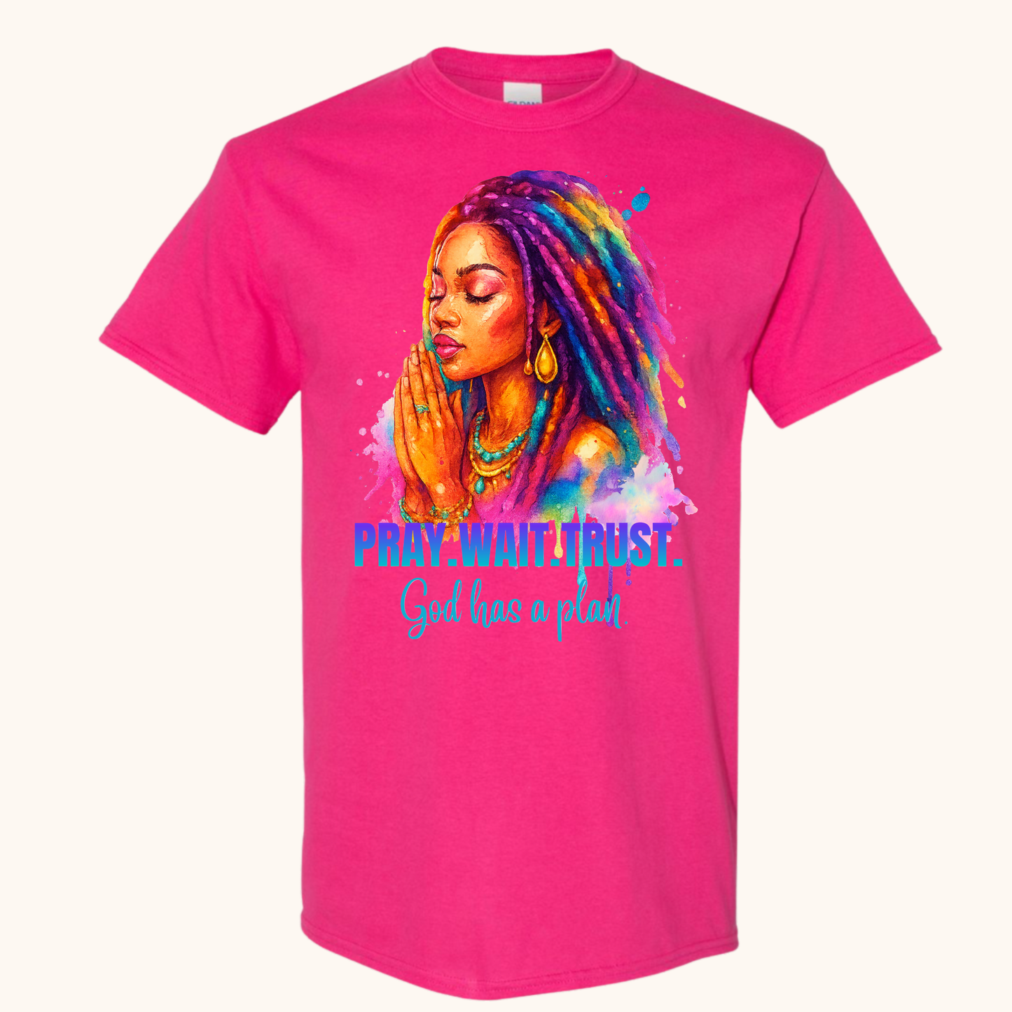 Pray. Wait. Trust. Tee – “God Has a Plan” Edition