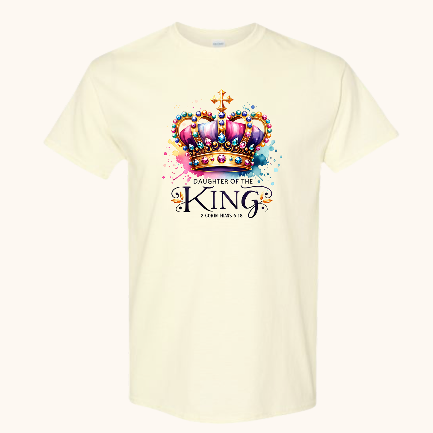 Daughter of the King Tee –  (Crown Design)- Daughter of the King Collection